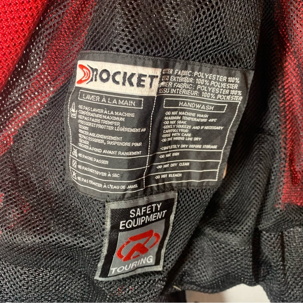 Joe Rocket Ballistic Series Mesh Armored Motorcycle Jacket Mens Medium Touring - Picture 4 of 7